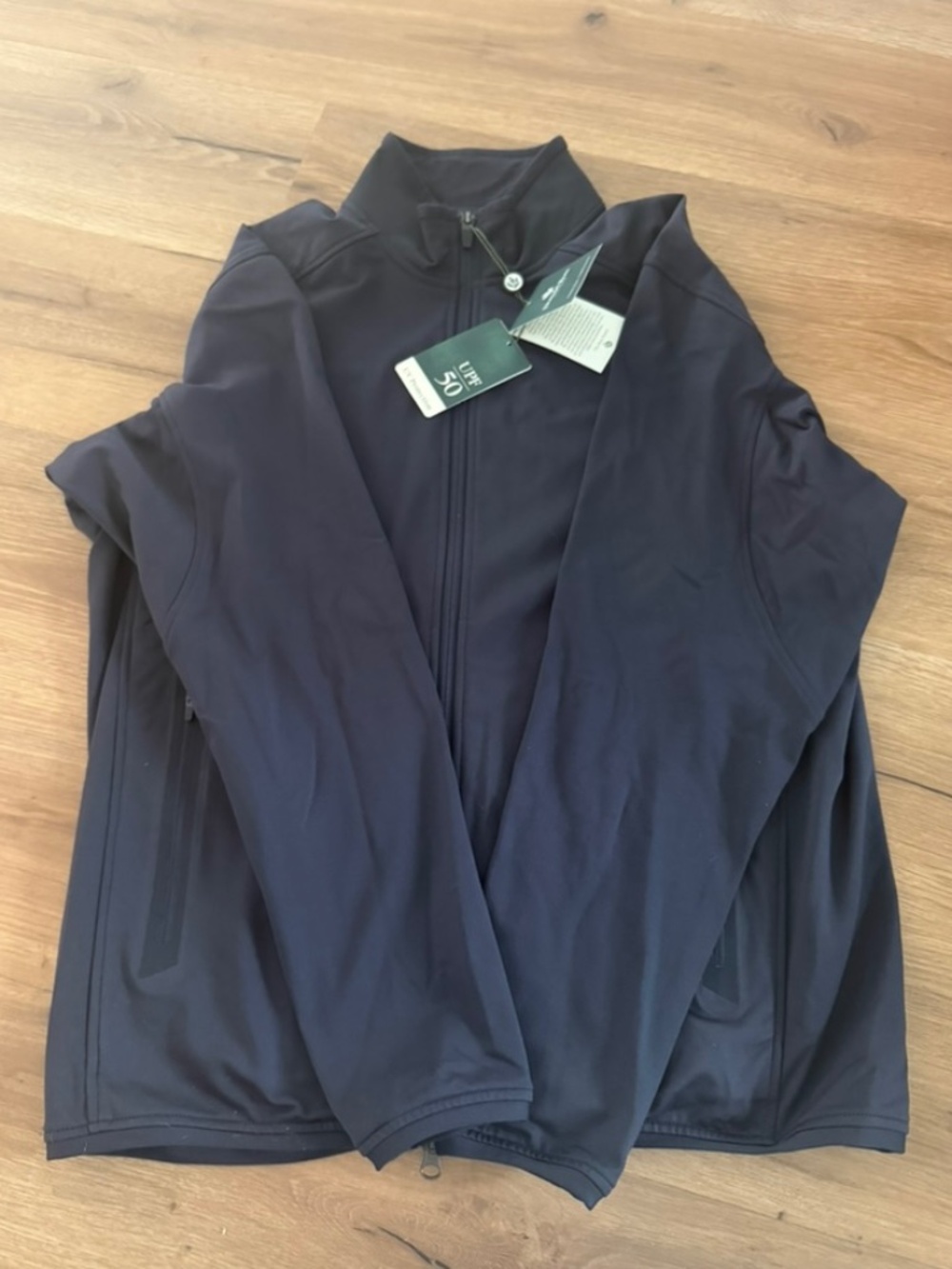Donald Ross Colton Full Zip Jacket - Classic Fit MEDIUM